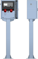 AP-Stromverteilung V2A-Standrohr,