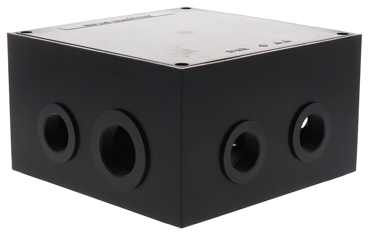 Boîte de dérivation en butyl-caoutchouc type 1616 noire