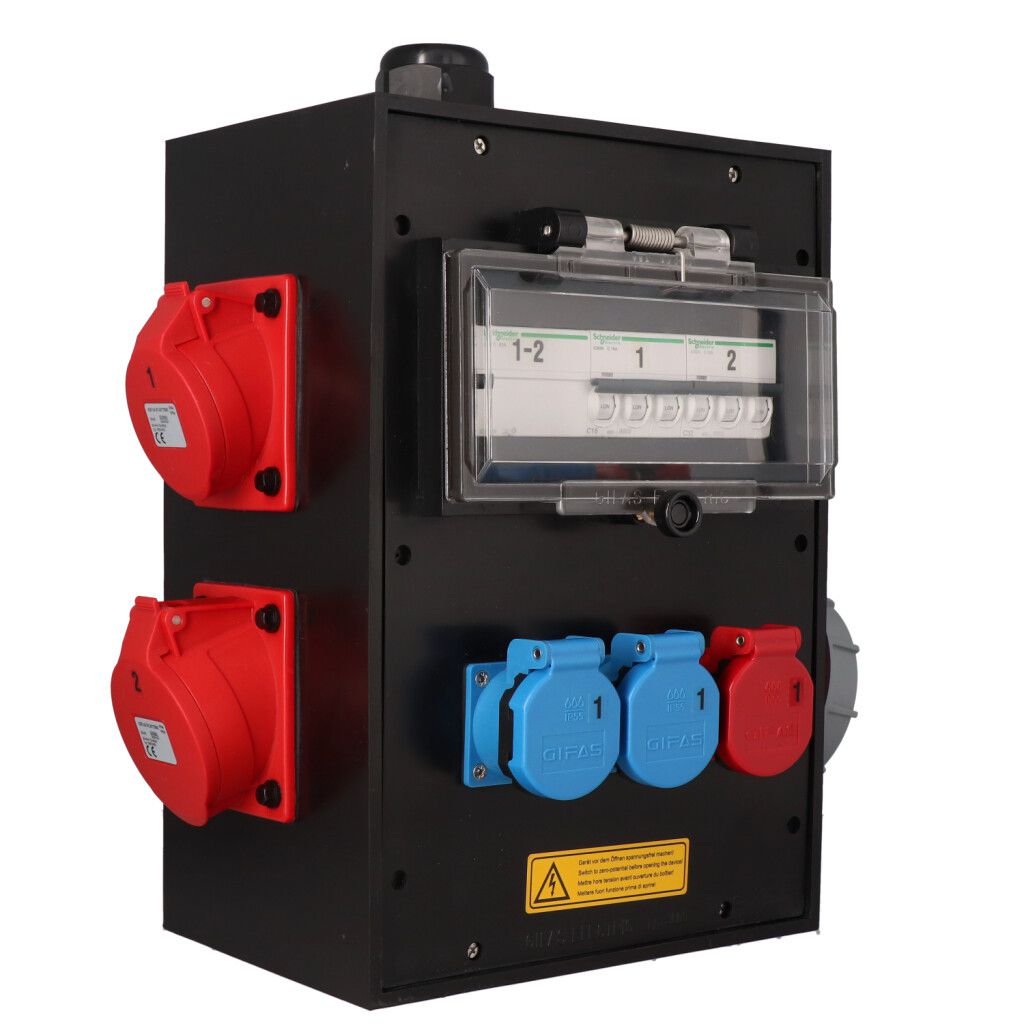 Quadro elettrico in gomma dura tipo 3900, nero