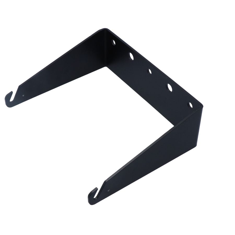 Wall mounting bracket, aluminium, black