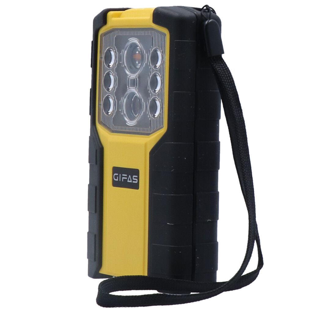 TorchLED torch light yellow, IP54, magnetic strip,