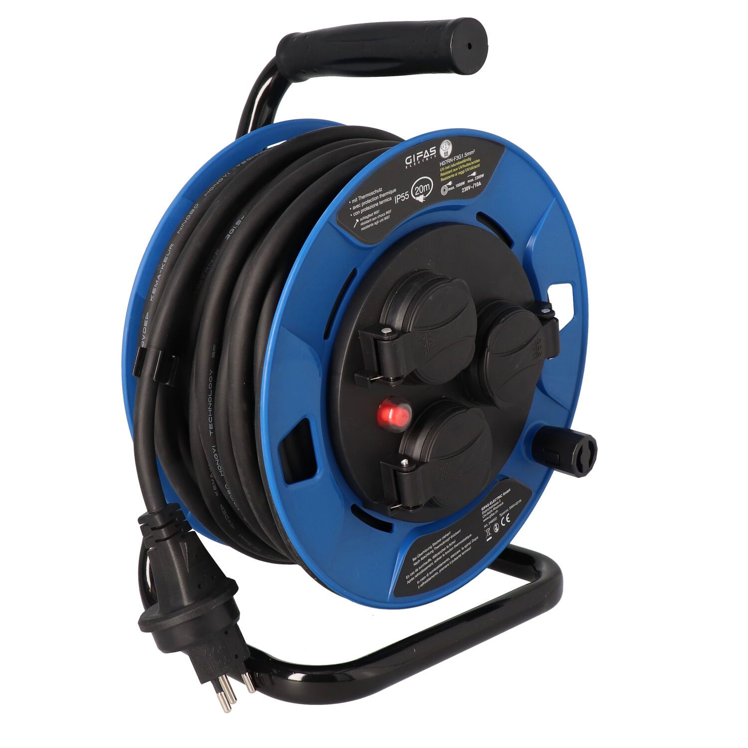 Kabelrolle Kunststoff Typ 530, 230V