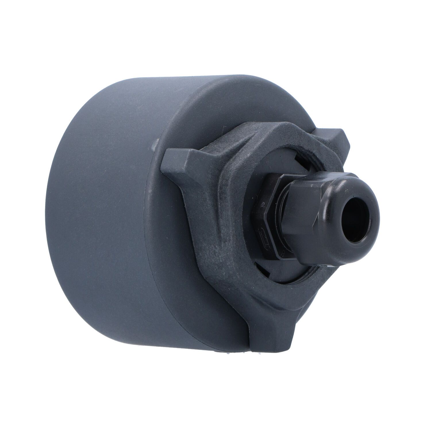Cover cap with cable gland M20x1.5mm, plastic anthracite