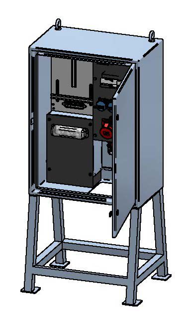 Baustromverteiler 63A, Edelstahl V2A