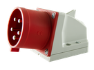 Plastic wall plug CEE IP44