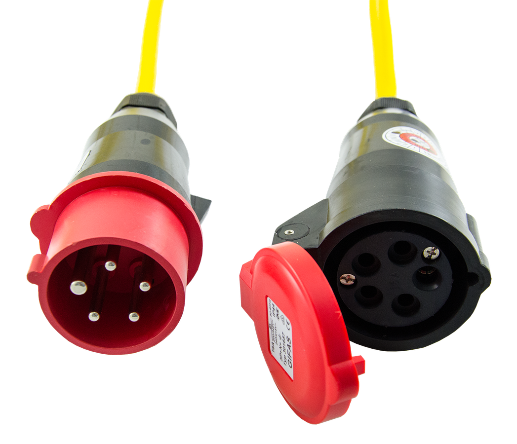 Extension cable GIFAFLEX, yellow RAL 1021
