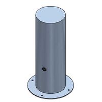 Fixed bolard demountable, Ø206mm,