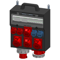 Mobile hard rubber distributor type 7700 black