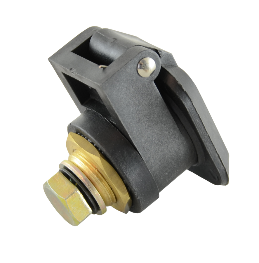 Welding built-in socket with cover, max. 600A,