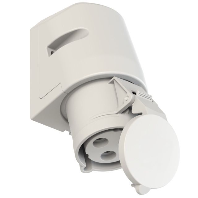 Plastic wall socket CEE IP44