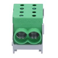 Jeu de bornes 1x(6-50mm²) vert-jaune