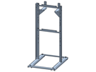Stand stainless steel 800mm, with cable reeling
