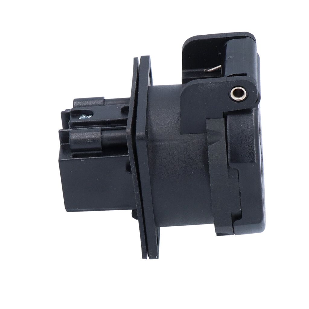 Prise à encastrer type 13 IP55 noire