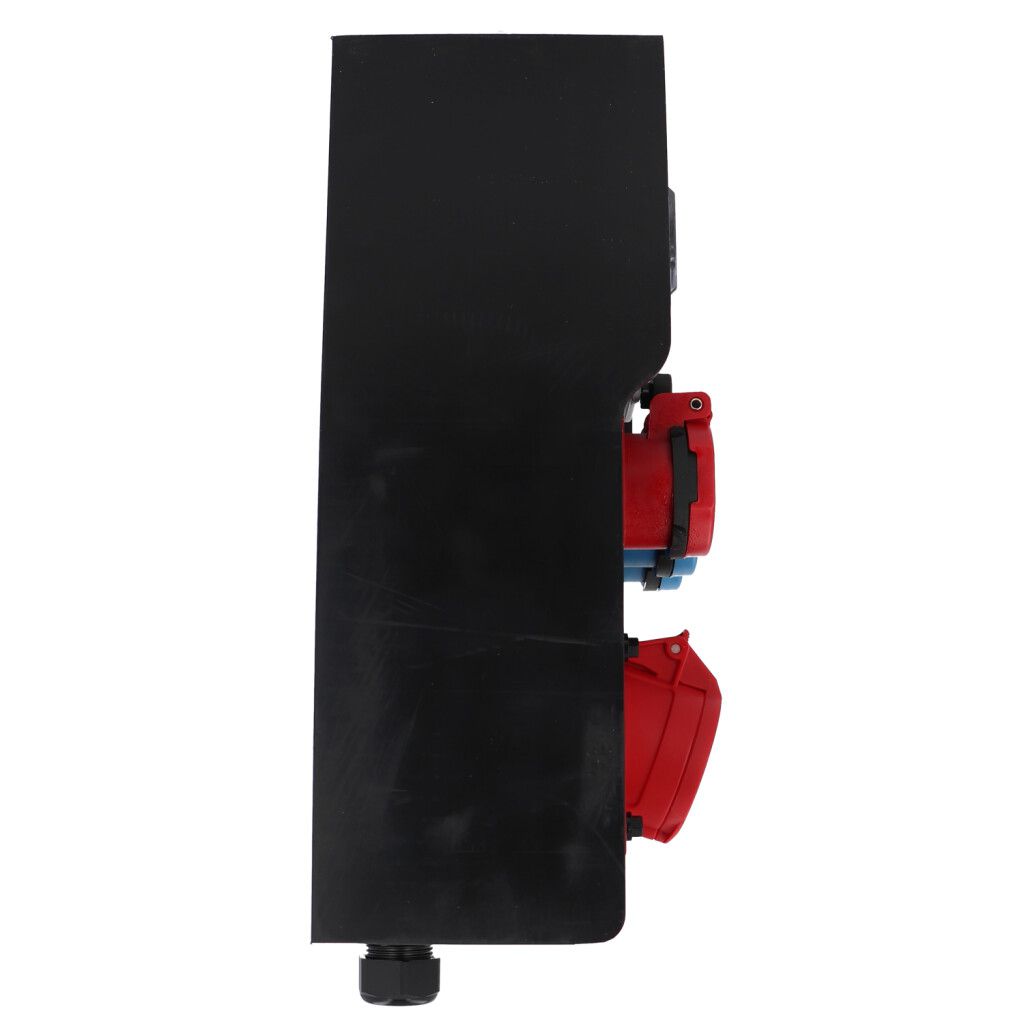 Hard rubber distributor box, type 7300, black