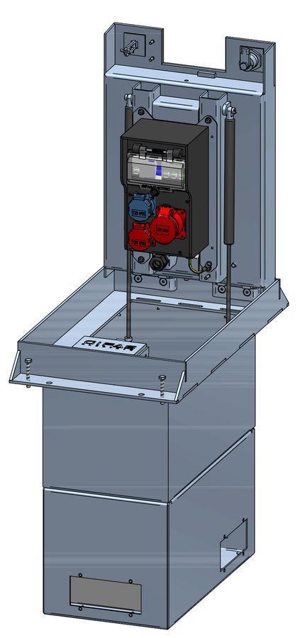 CAMPETTO S Underfloor distributor box, V2A, C250,