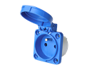 Solid rubber built-in socket Schuko