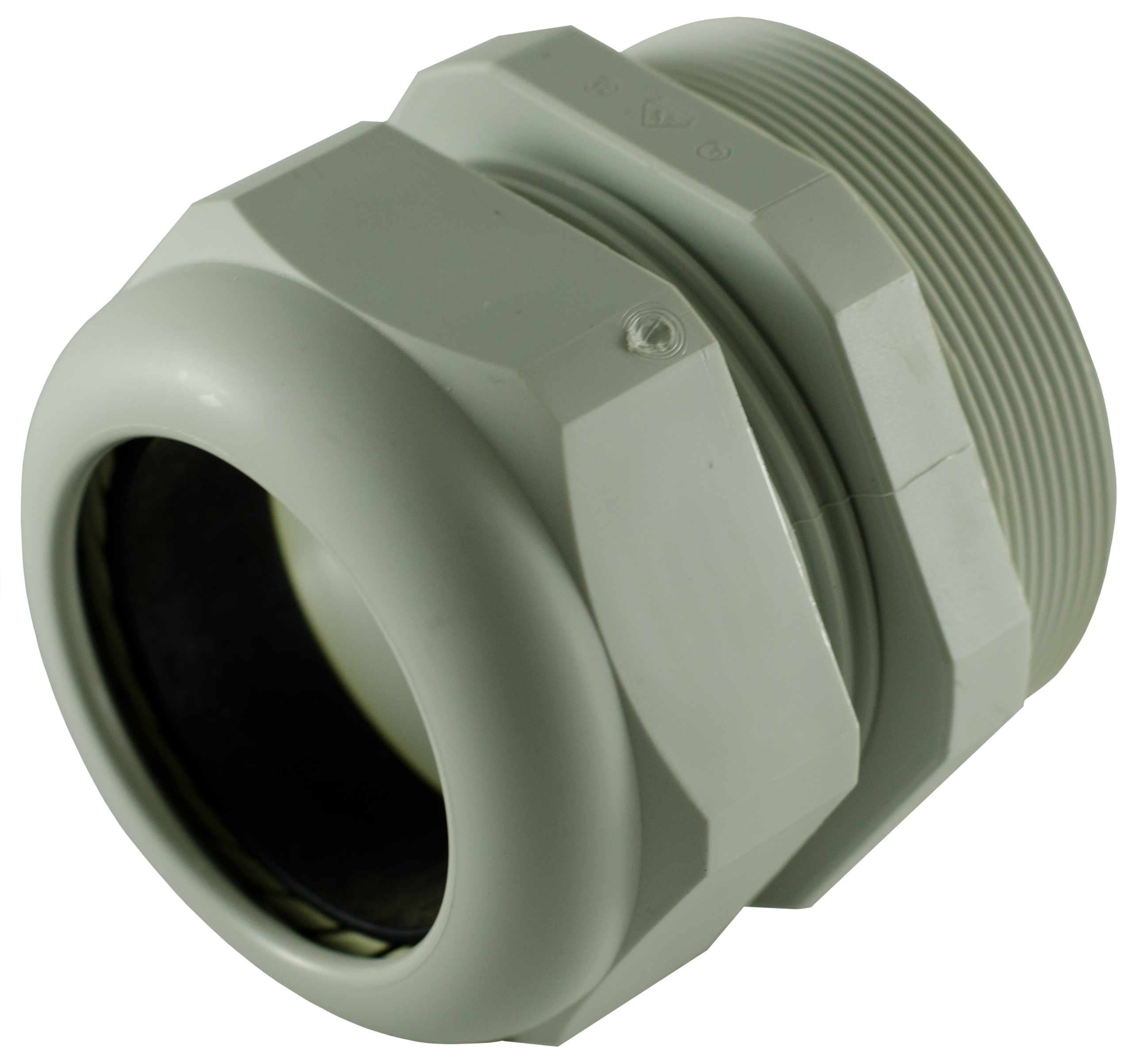 Cable gland M63x1.5, grey, polyamide,